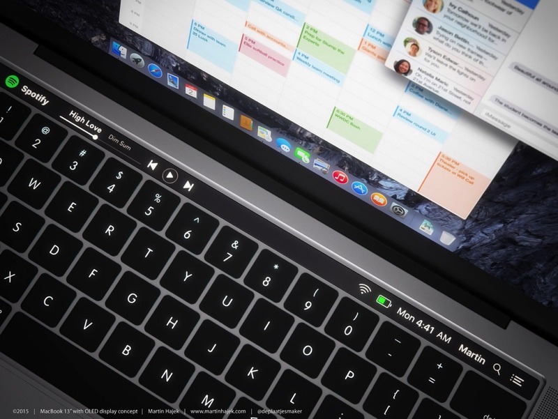MacBook Pro Touch bar