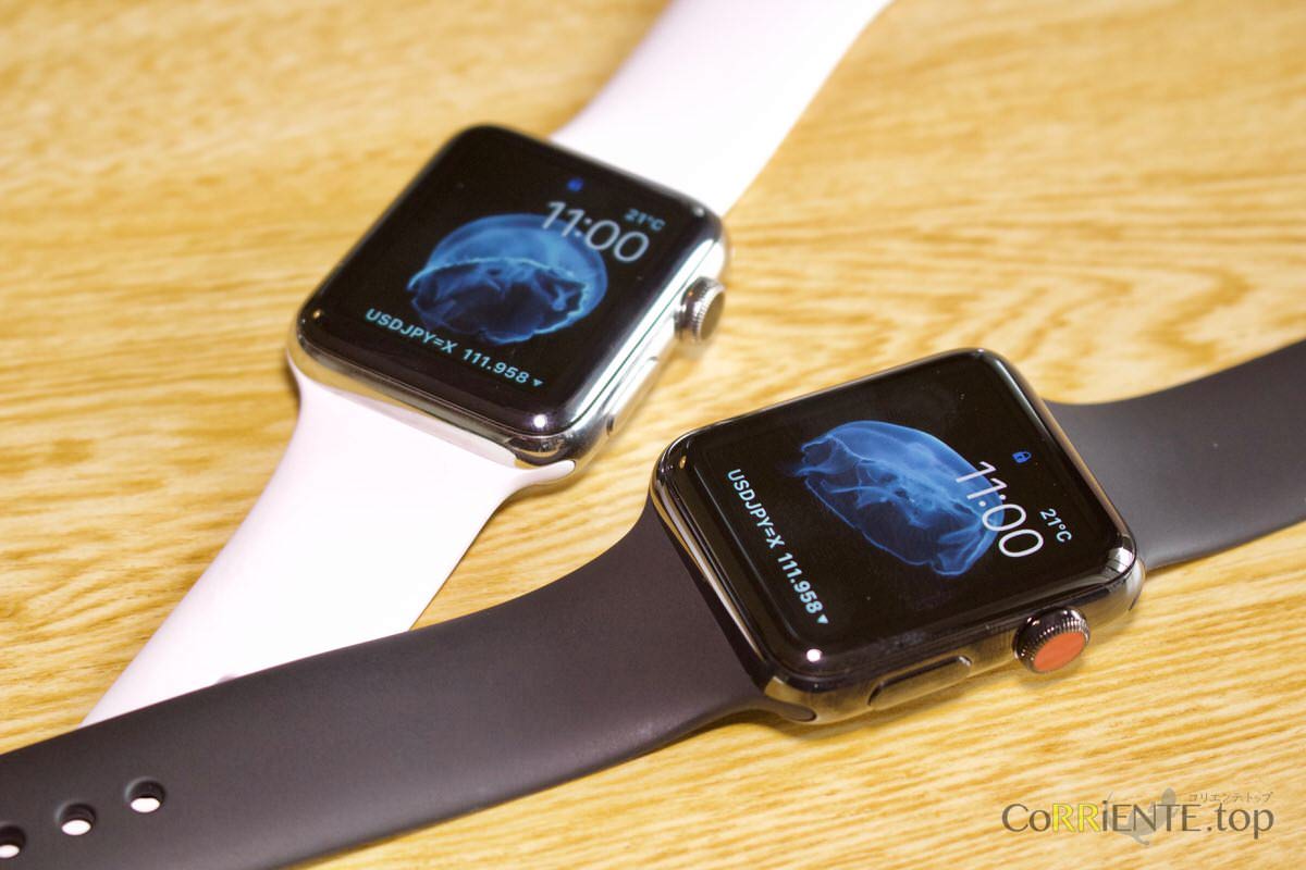 2 Apple Watch シリーズ3 ブラックステンレス アップルウォッチ