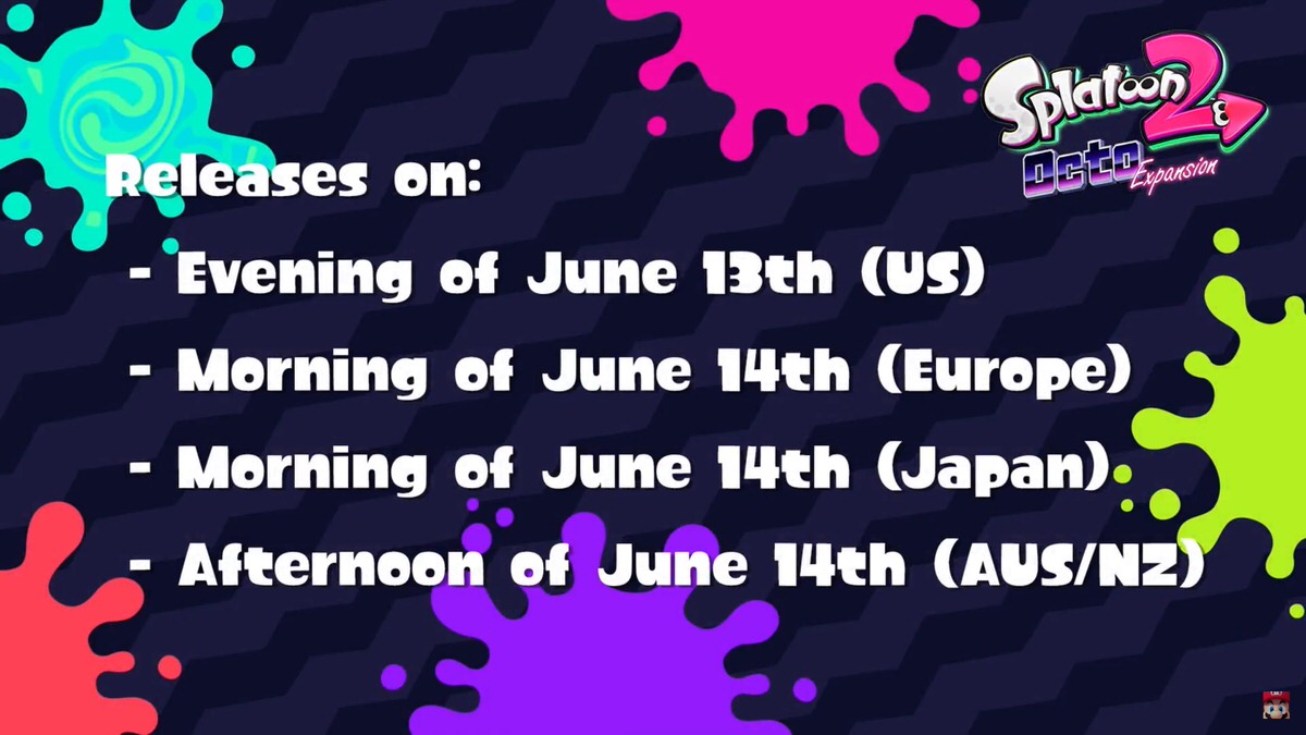 スプラトゥーン2 オクト エクスパンション 6月14日朝に配信決定 新amiiboも年内発売へ Corriente Top