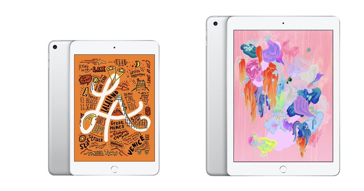 比較】iPad mini(第5世代)とiPad(第6世代)の機能・スペック比較 買う