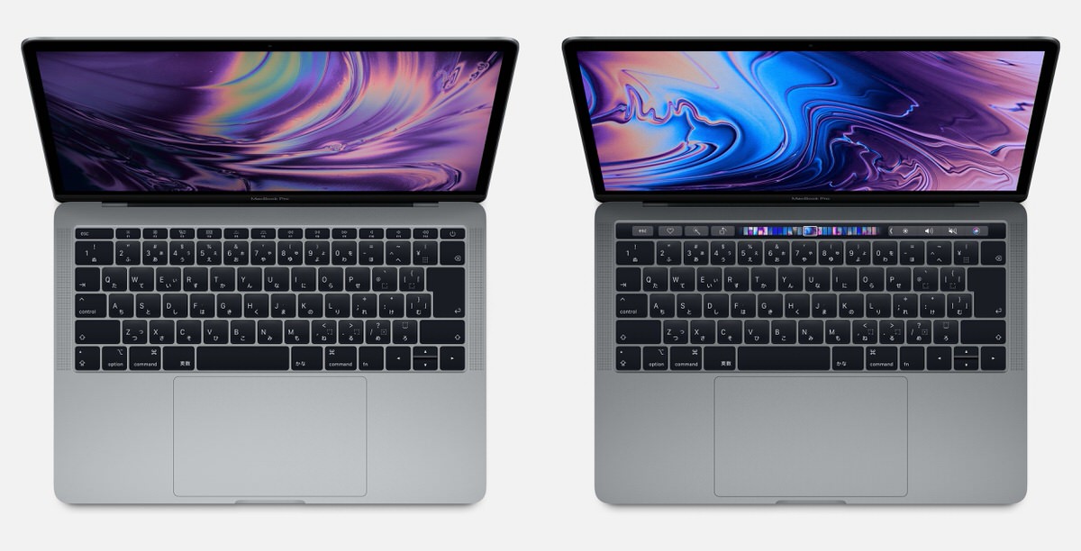 2019年版】13インチMacBook ProはTouch Barありとなし、どちらを買うか。スペック・価格で徹底比較 | CoRRiENTE.top