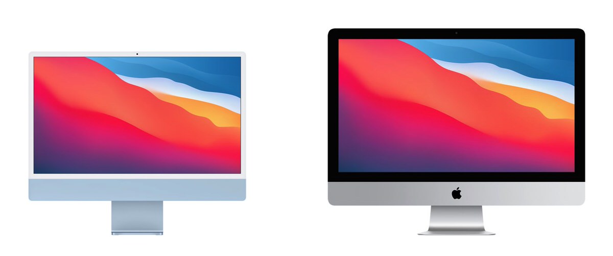 iMac 2022 全機種の性能・違いを比較。24インチ(4.5K, M1)、27インチ 