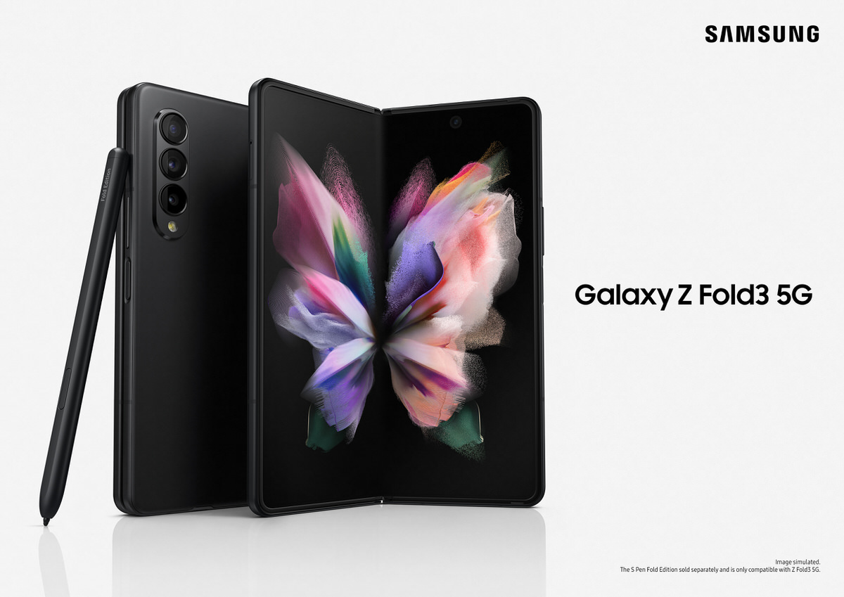 韓国版 Galaxy Z Fold3 5G ファントムブラック 256 GB-