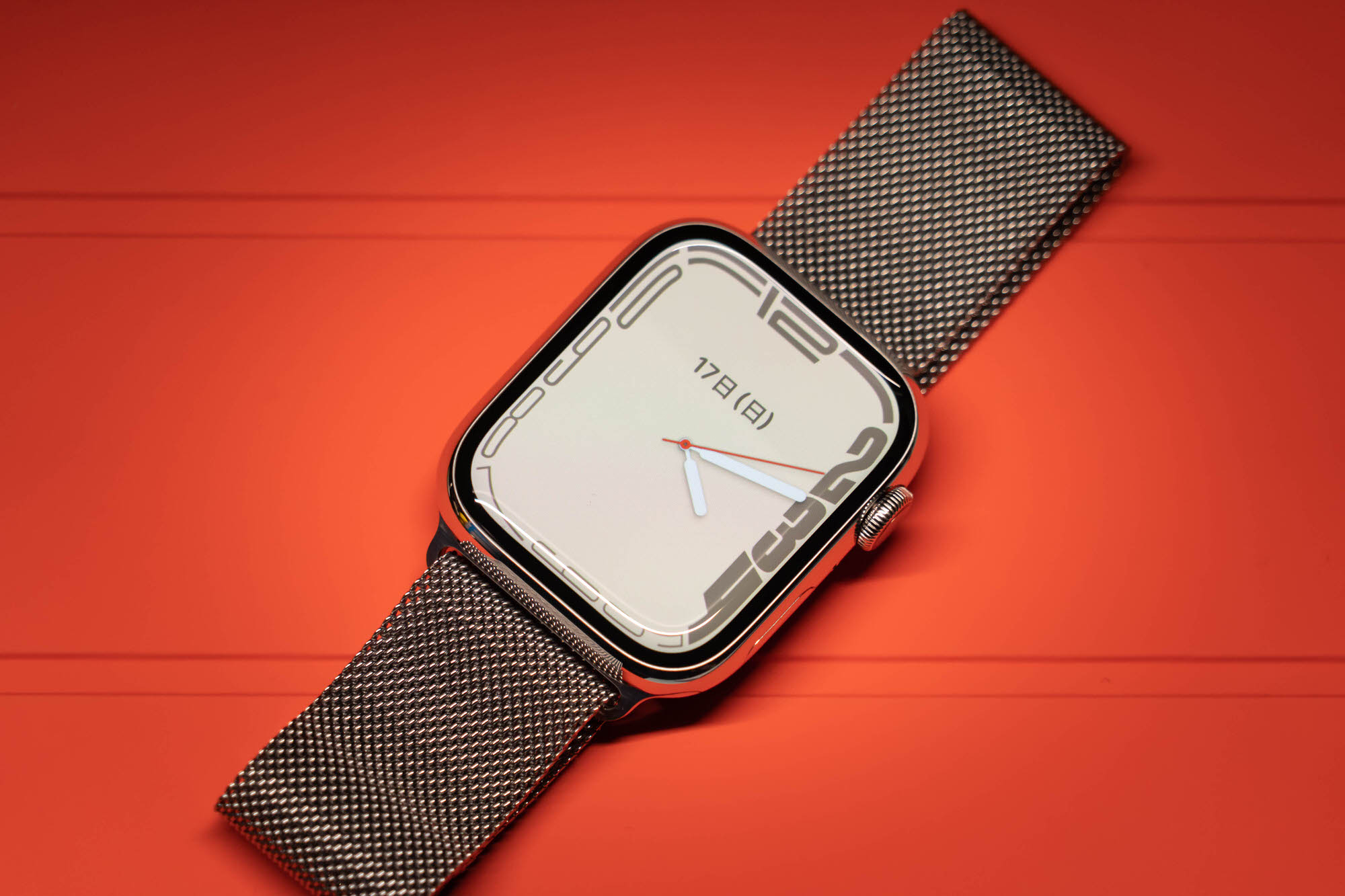 Apple Watch 7 45mmグラファイトステンレススチールケース 