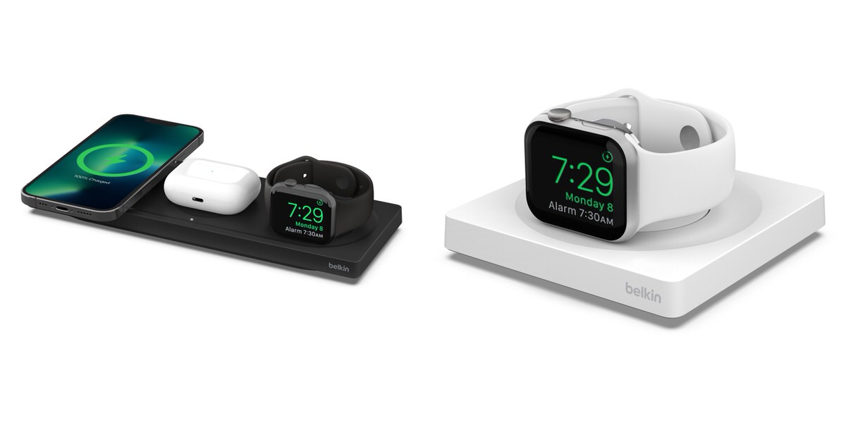Belkin、Apple Watchの急速ワイヤレス充電器2種とMagSafe対応充電 
