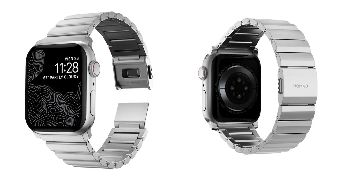 アシカン、マット仕上げのNOMAD Apple Watch専用アルミニウムバンドを